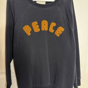 Women's Black Peace Sweater